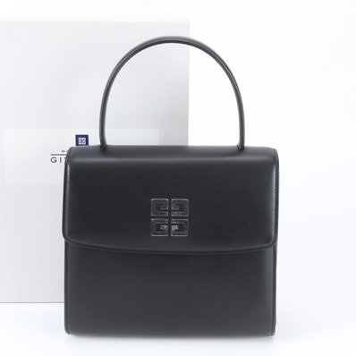 ■極美品 ジバンシー トップハンドルハンドバッグ レザー
