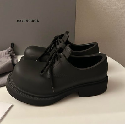 BALENCIAGA MENS Steroid Derby "Black"