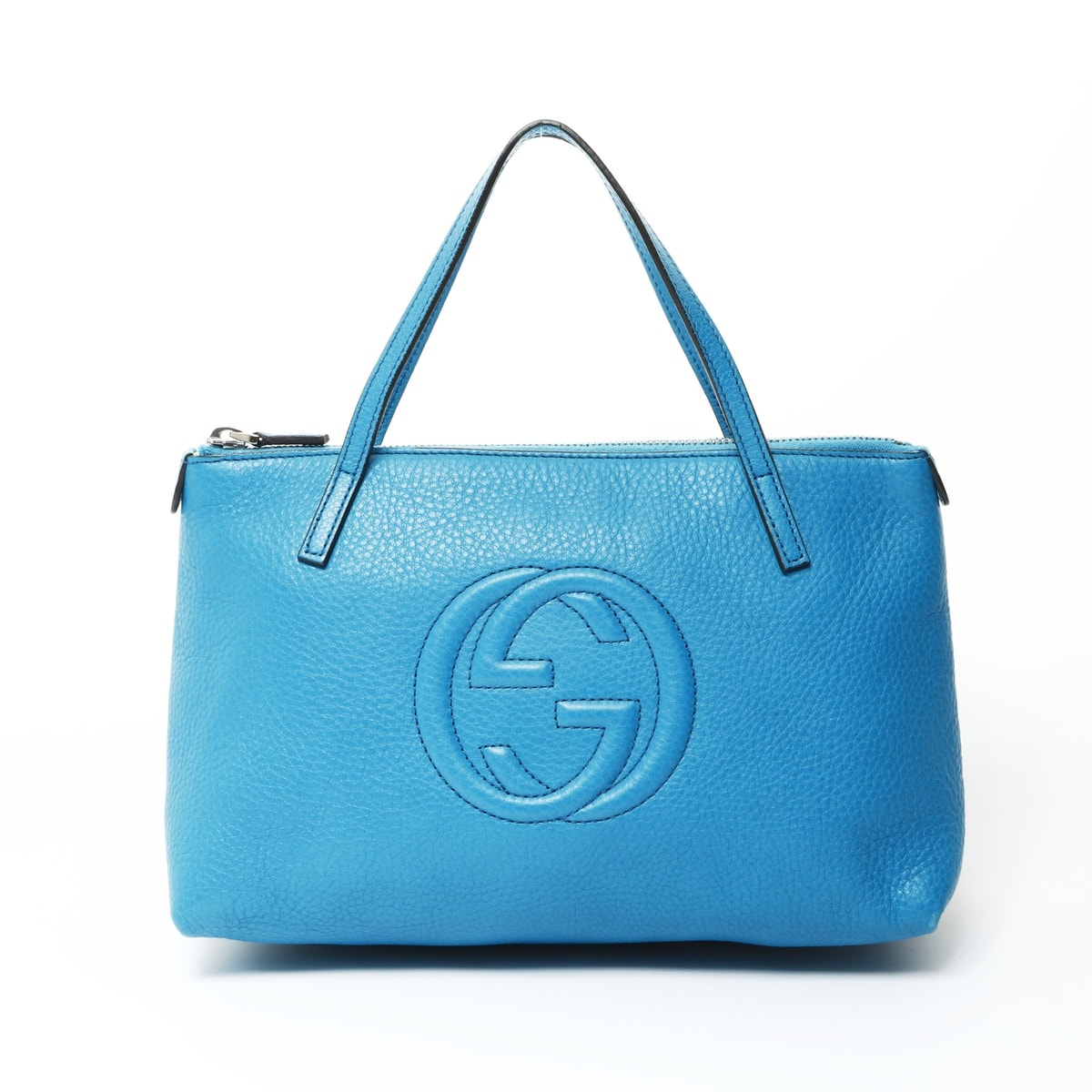 グッチ GUCCI レザー ソーホー ハンドバッグ【中古】