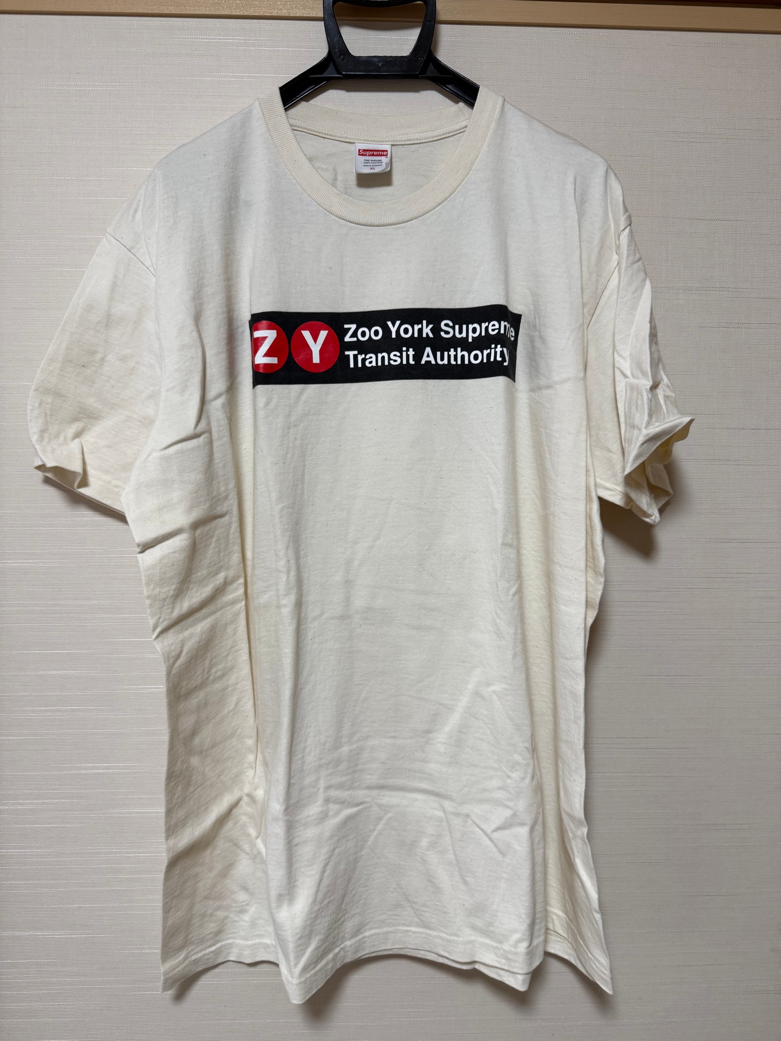 Supreme x Zoo York Transit Tee "Natural"