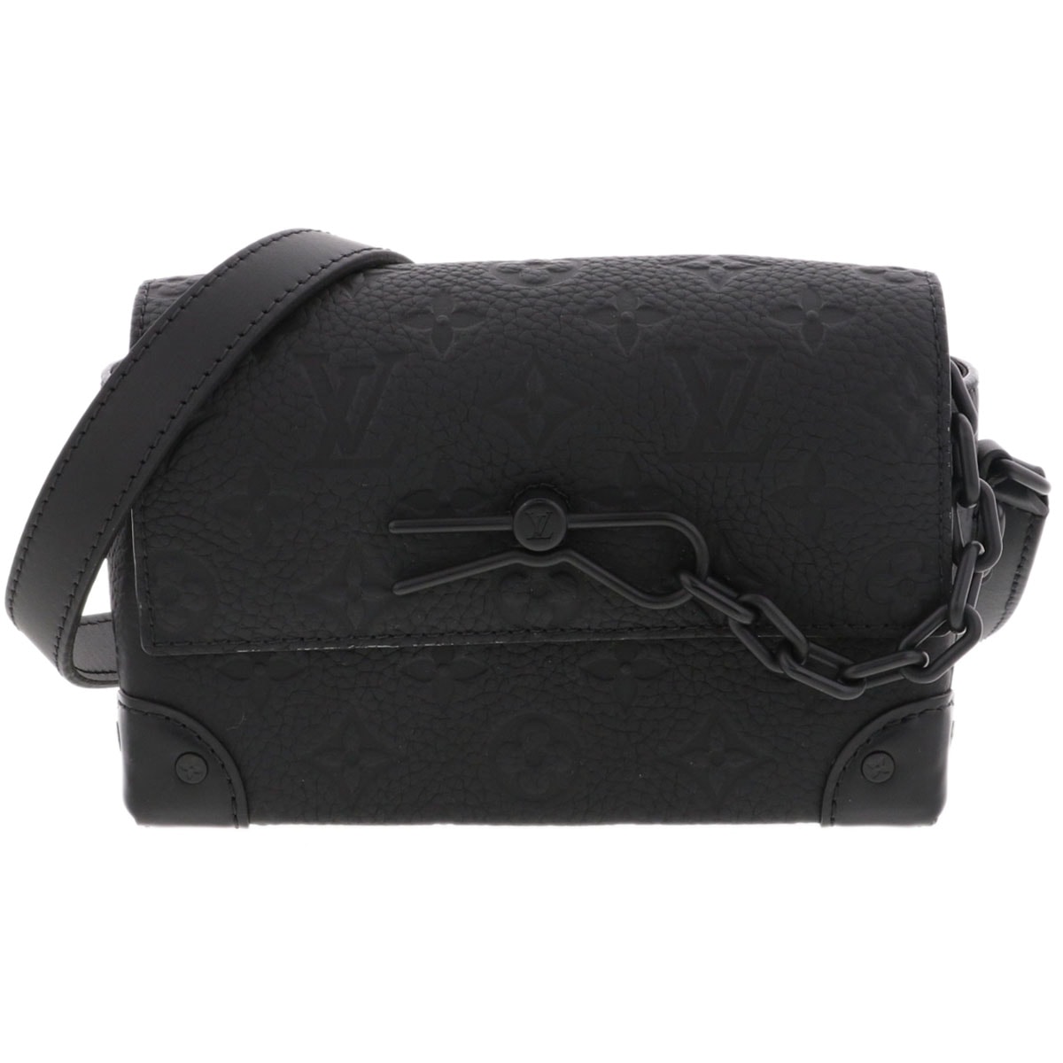 LOUIS VUITTON ルイ・ヴィトン スティーマー ウェアラブル ウォレット ショルダーバッグ M81746 モノグラムトリヨン ブラック  メンズ【中古】