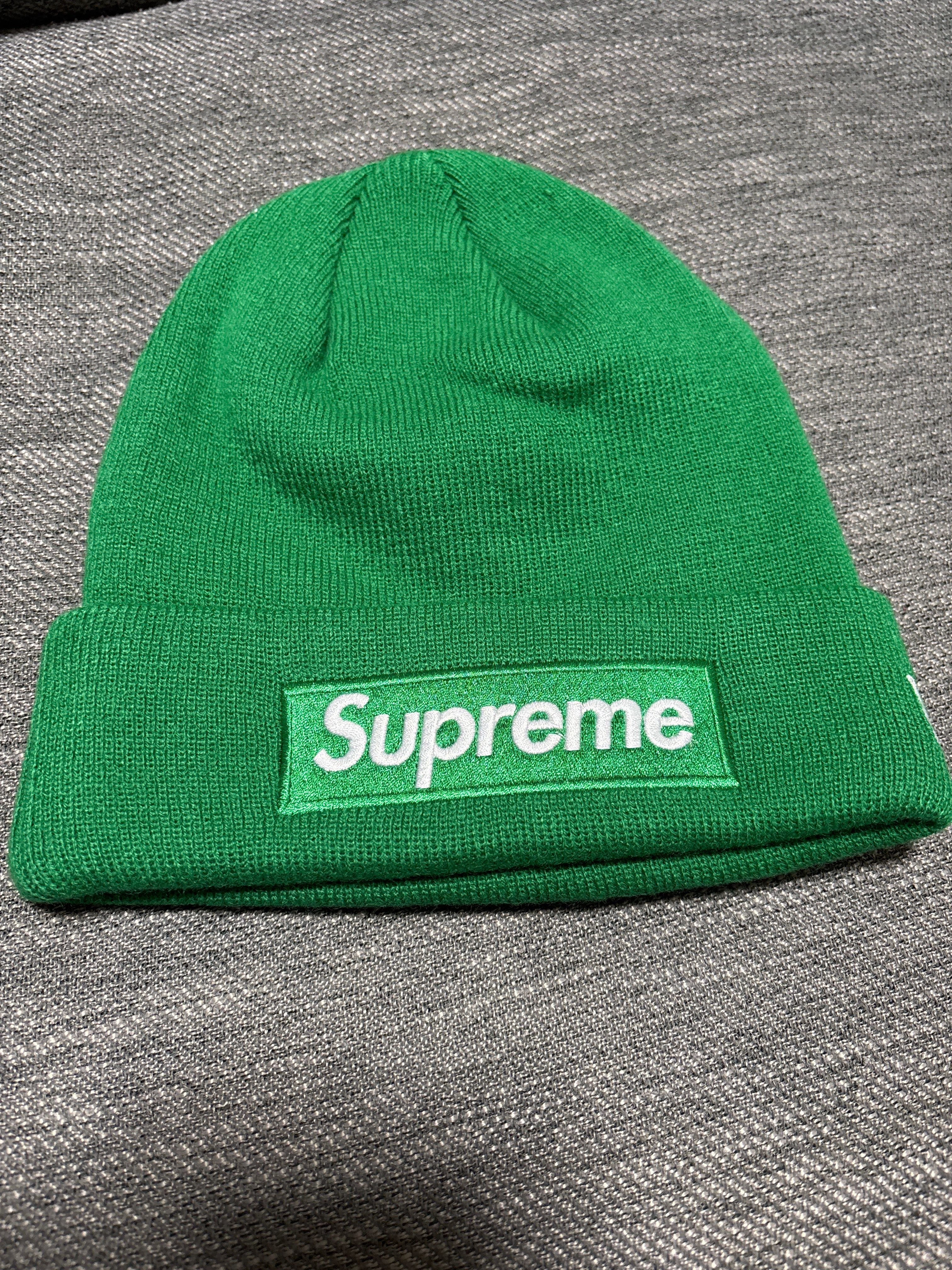 Supreme New Era Box Logo Beanie "Green" (24FW)