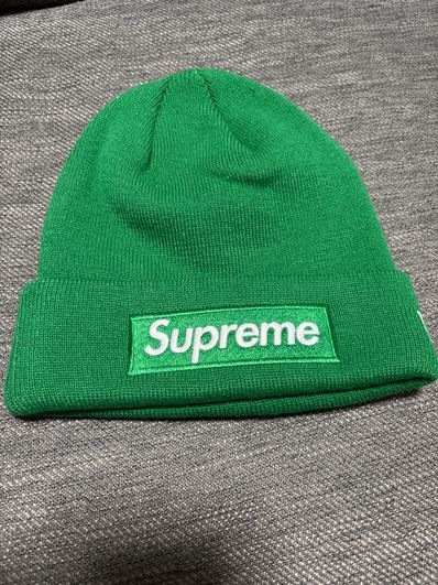 Supreme New Era Box Logo Beanie "Green" (24FW)