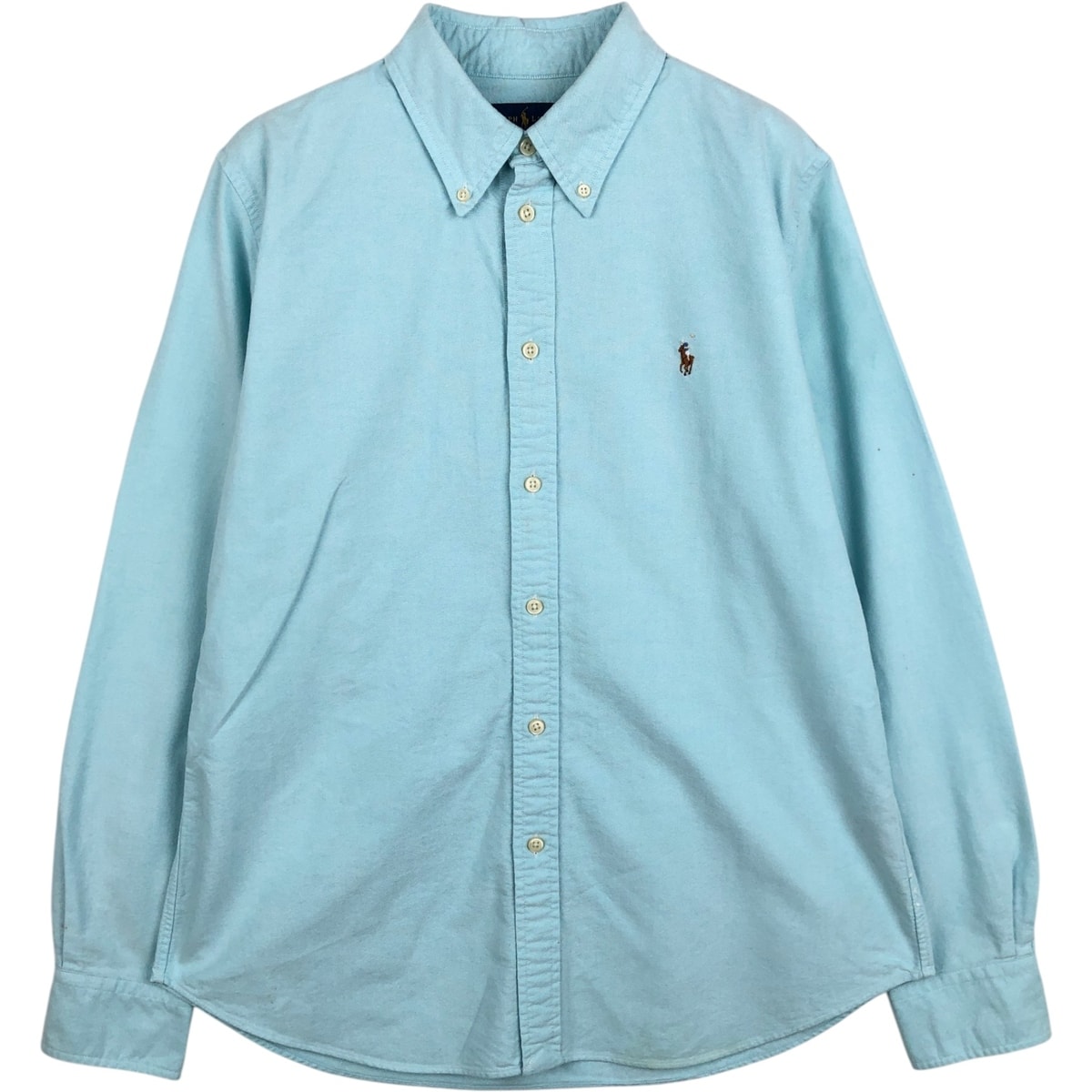 古着 ラルフローレン Ralph Lauren CUSTOM FIT 長袖 ボタンダウンシャツ レディースL相当/eaa650437