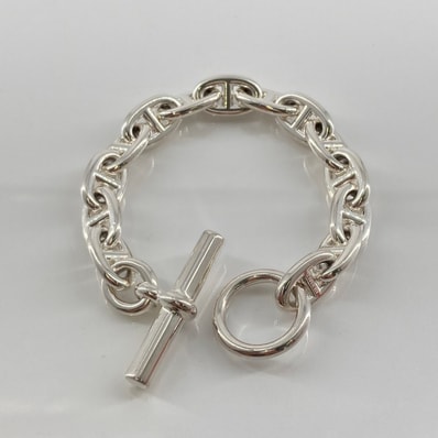 Hermes Chaine D'ancre MM Bracelet "Silver"