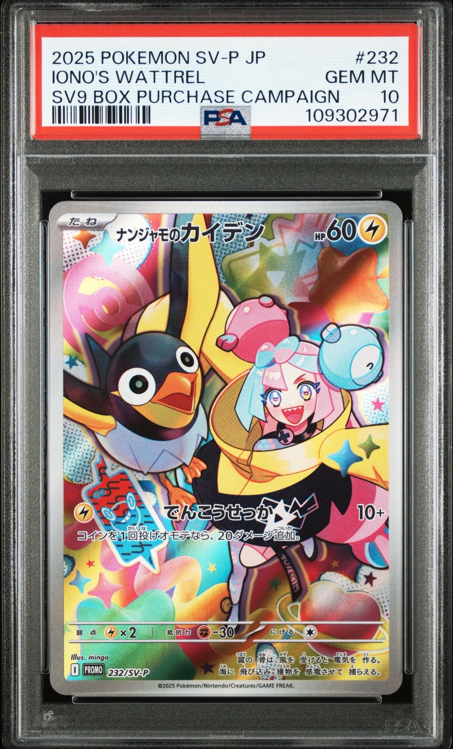 新品　未開封　キャンペーン　プロモ　ナンジャモのカイデン　1BOX⇒24パック入 未開封 ナンジャモのカイデン プロモ 232/SV-P ポケモンカード : B