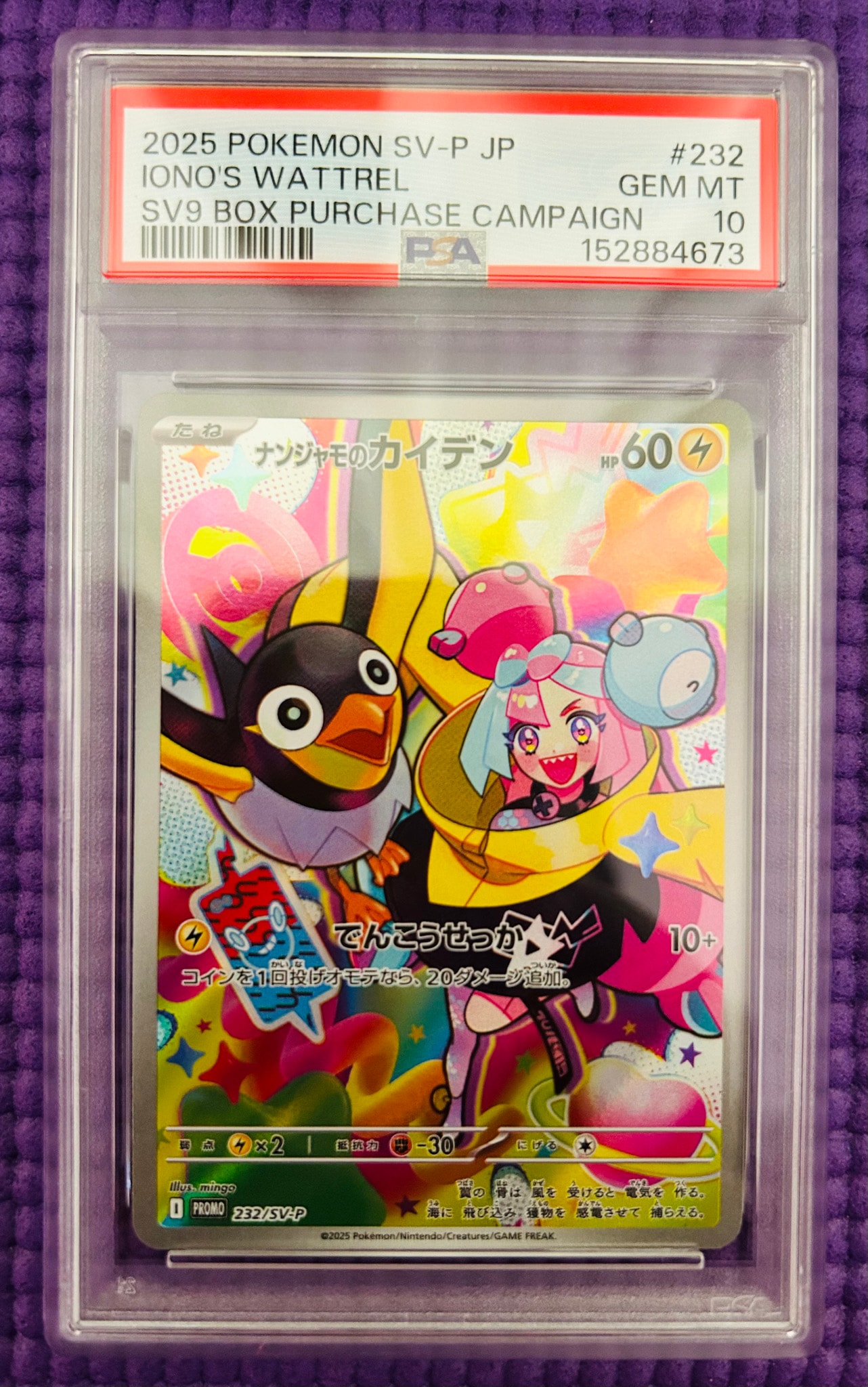 PSA10】ナンジャモのカイデン P [SV-P 232](プロモーションカード