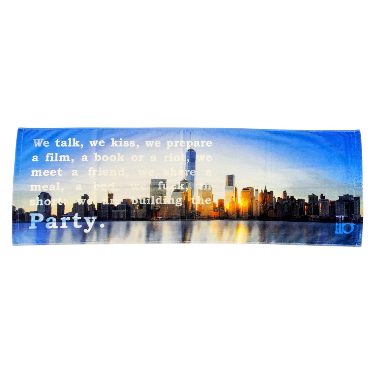 美品 Supreme シュプリーム Bernadette Corporation Mini Towel ブルー コットン ミニタオル ビーチタオル 男女兼用 604421 【中古】