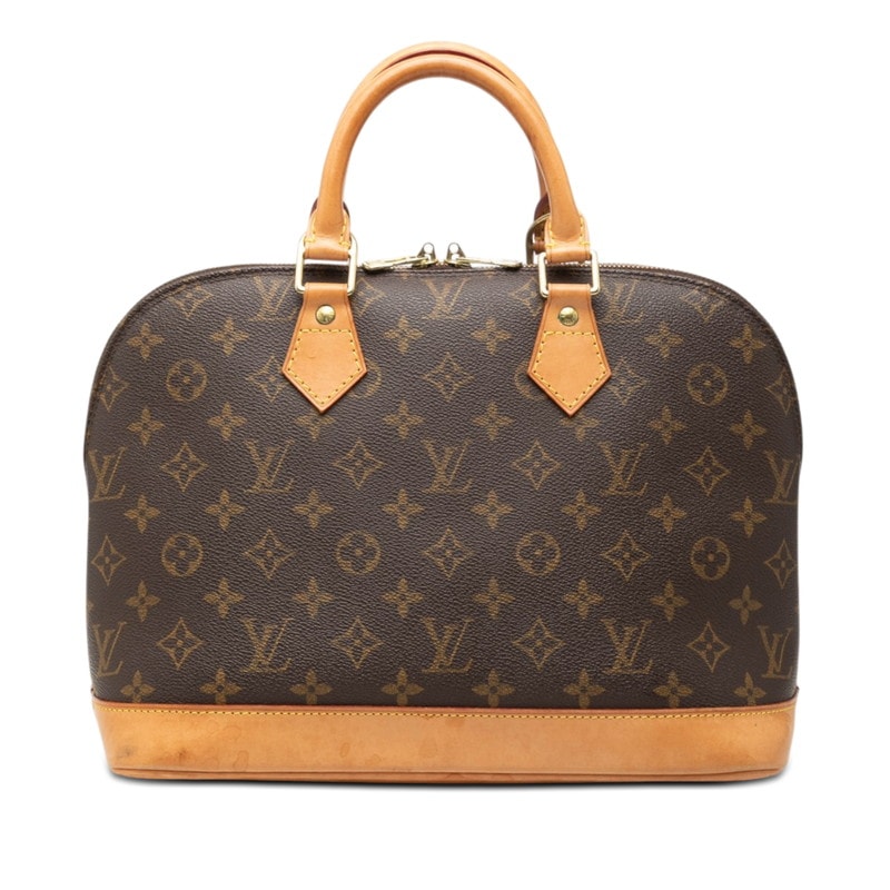 ルイ ヴィトン モノグラム アルマ ハンドバッグ M51130 ブラウン PVC レザー レディース LOUIS VUITTON 【中古】