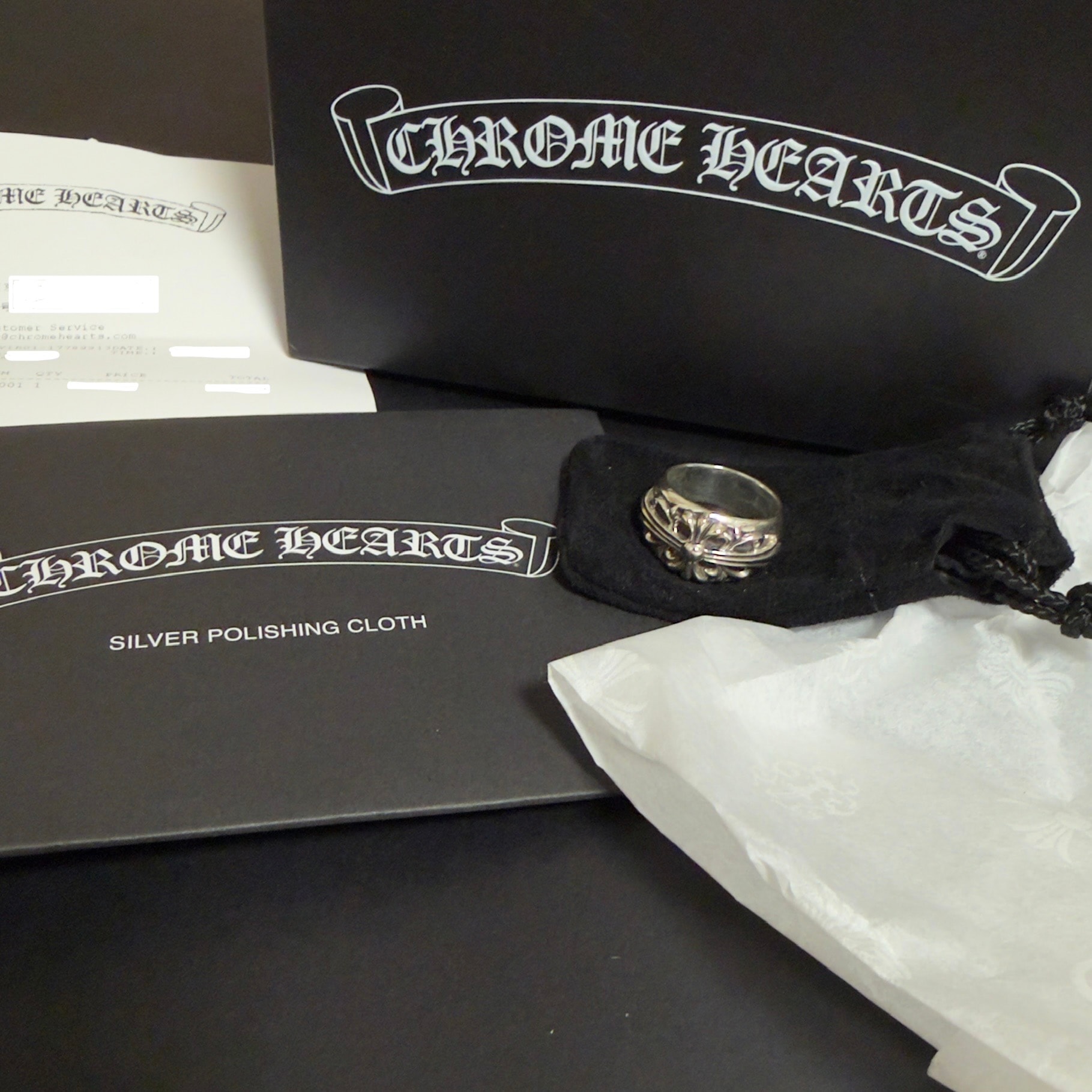 Chrome Hearts Floral Cross Ring "Silver"