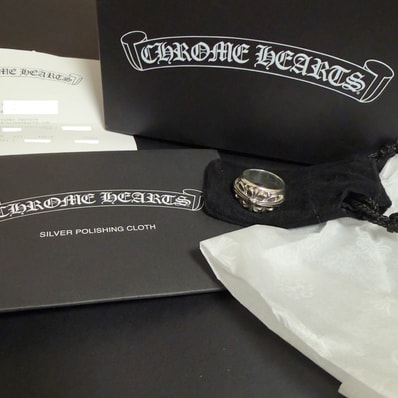Chrome Hearts Floral Cross Ring "Silver"