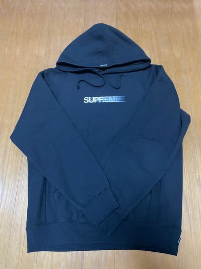 Supreme Motion Logo Hooded Sweatshirt "Black" (20SS)