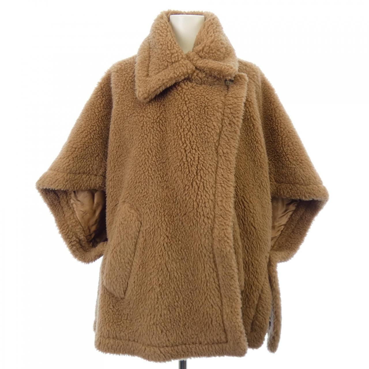 マックスマーラ Max Mara TEBE 473607 テディベア ケープ