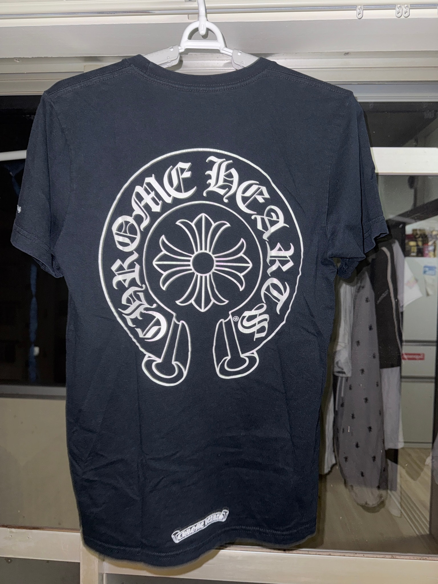 Chrome Hearts Horse Shoe Logo Pocket T-Shirt "Black"