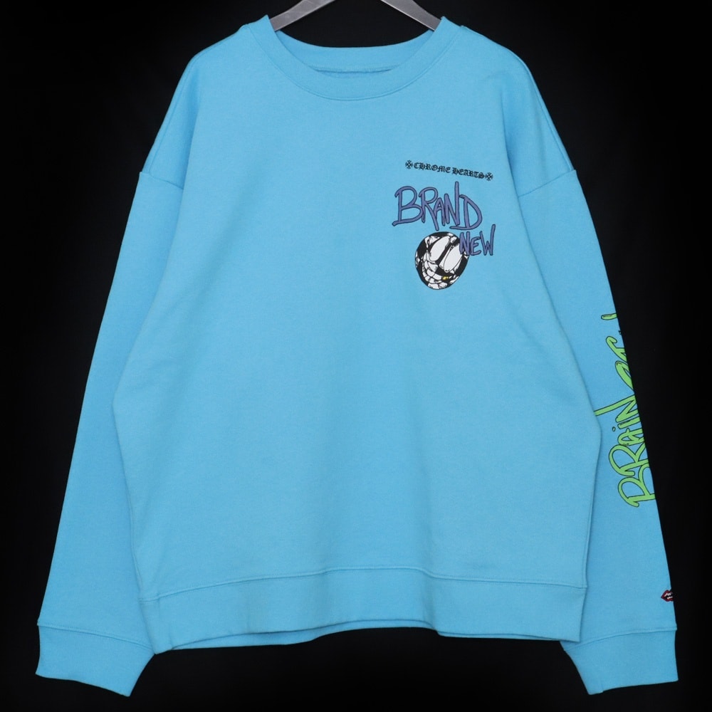 Chrome Hearts Matty Boy Brain New Crew Neck Sweat "Blue"