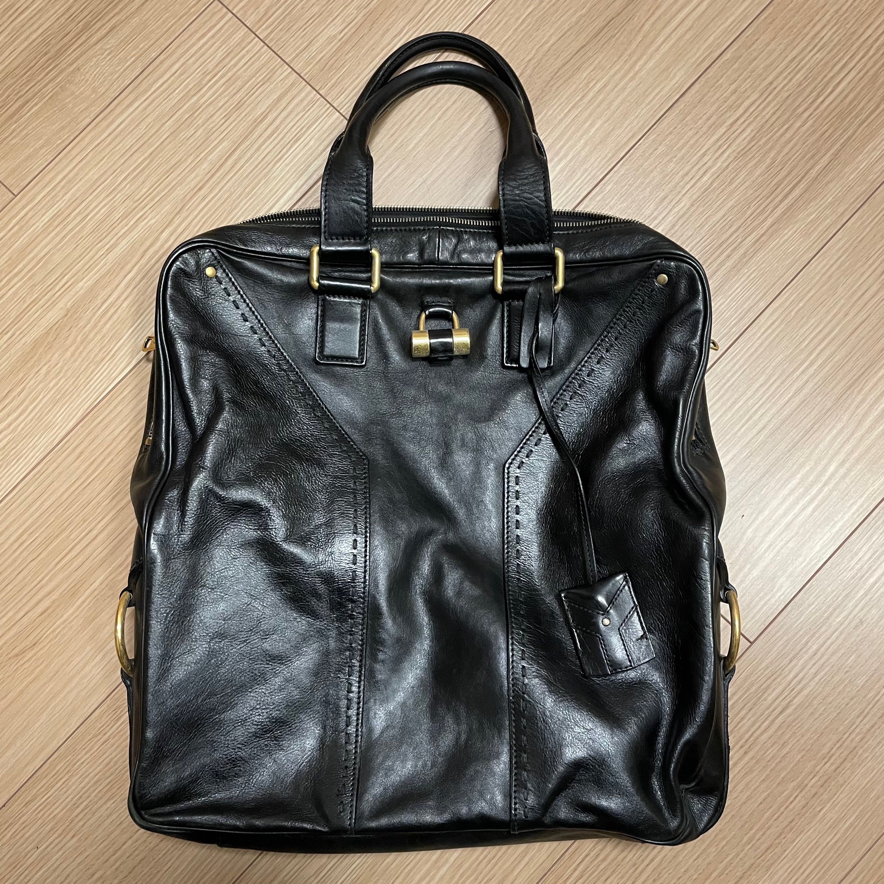 Saint Laurent Muse Leather Hand Bag "Black"