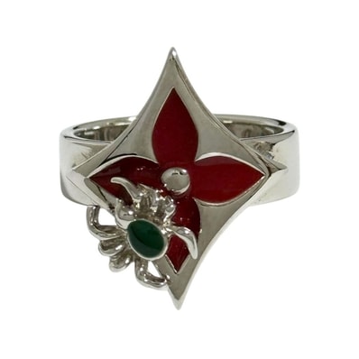 ルイヴィトン メンズ フェアリーテイル リング 指輪 スター 赤 16-17号