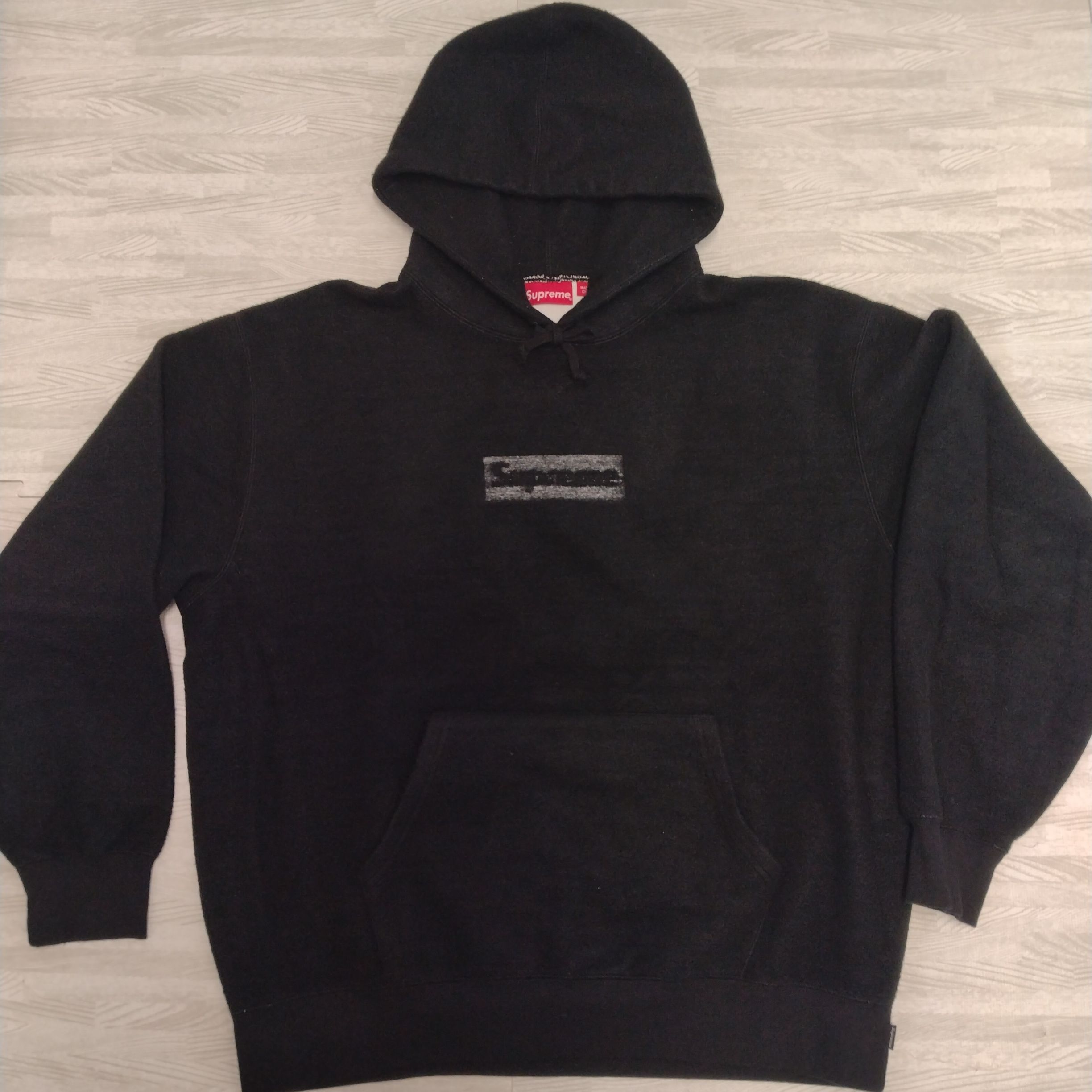 Supreme Inside Out Box Logo Hooded Sweatshirt "Black"