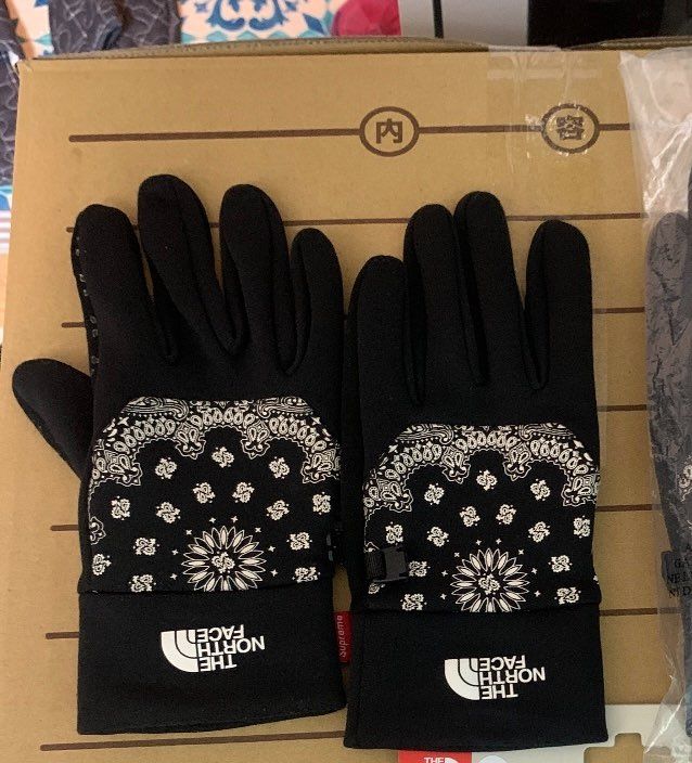 Supreme x The North Face RTG Fleece Gloves "Black"