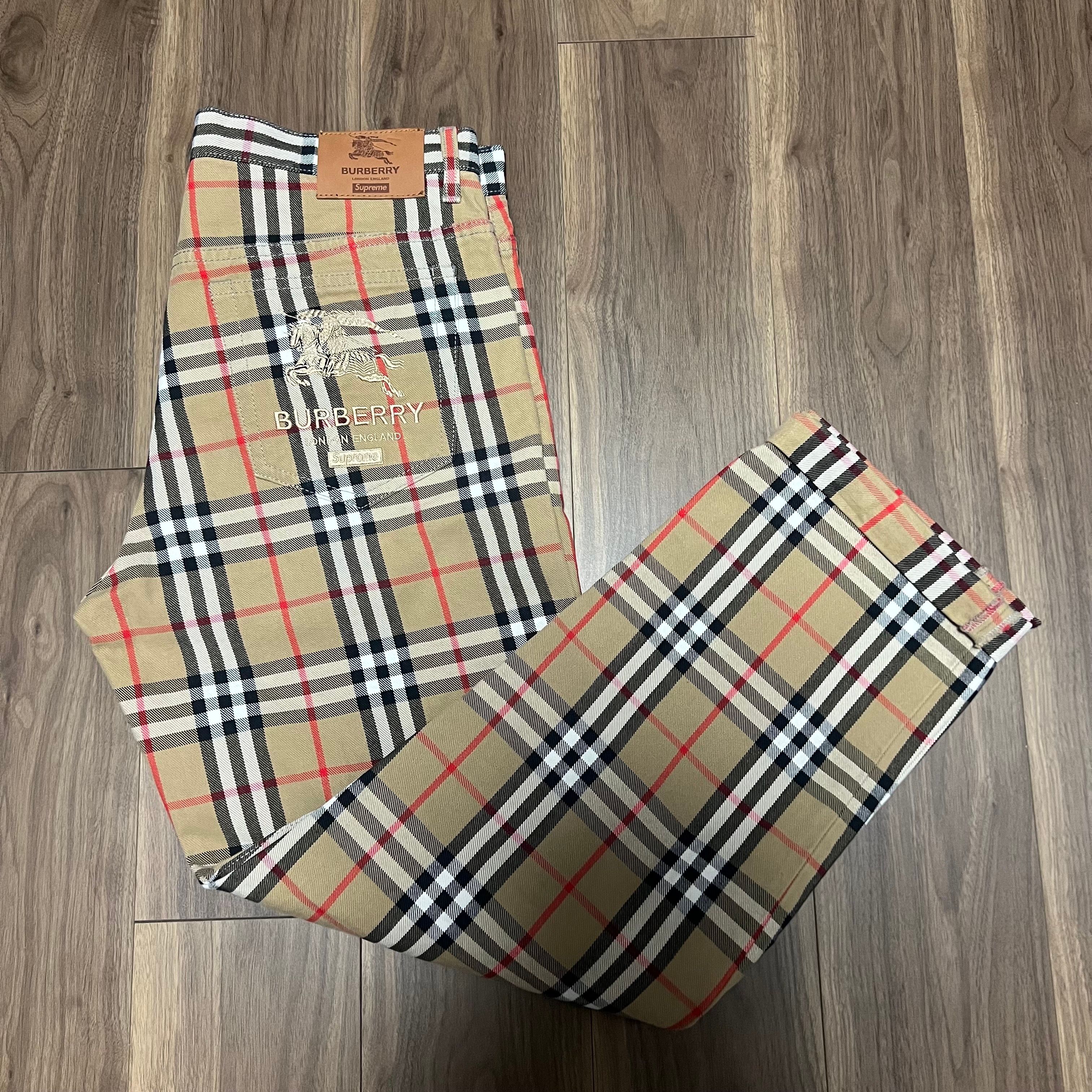 Supreme / Burberry Regular Jean "Beige"
