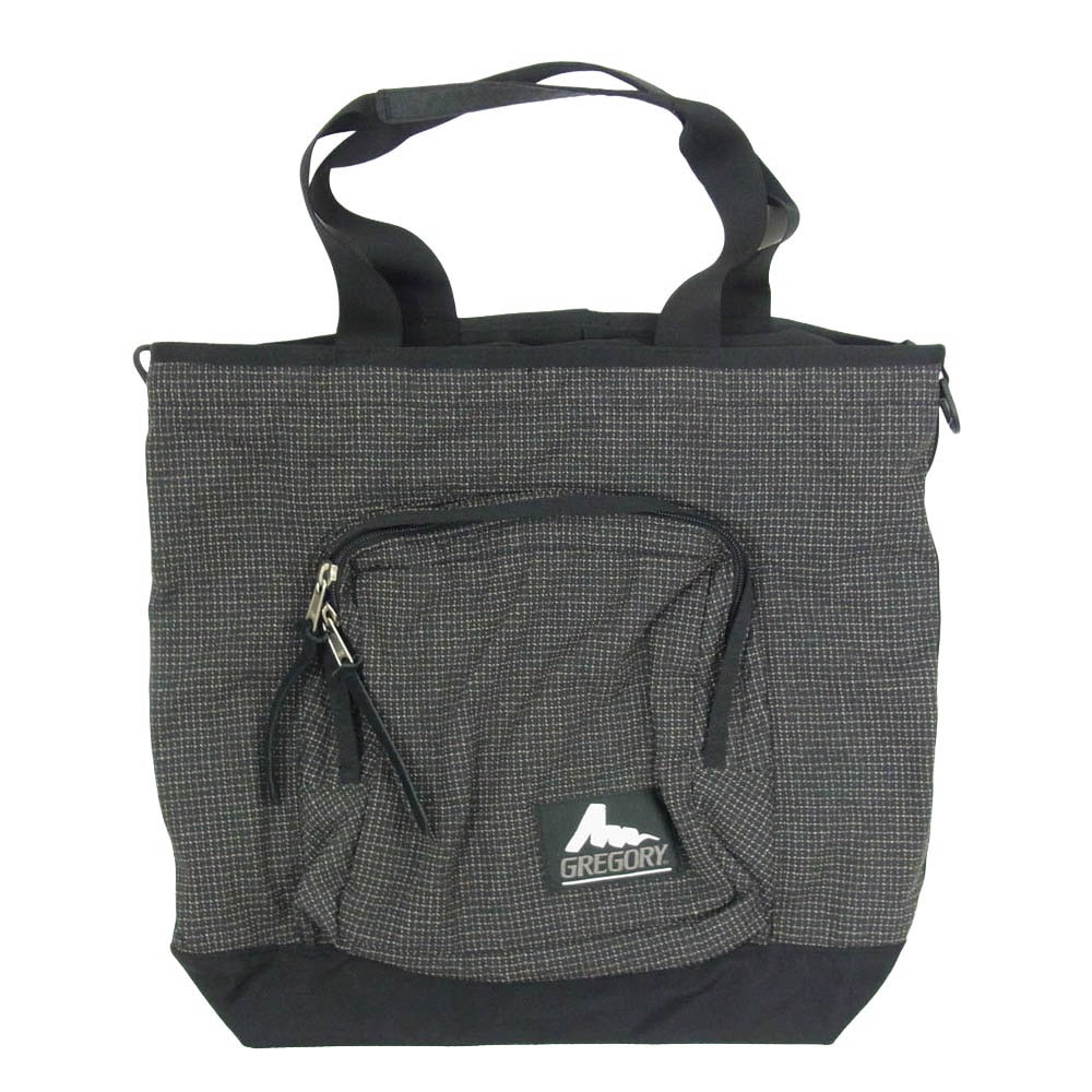 GREGORY グレゴリー BAYSIDE TOTE ベイサイド トート 2way ナイロン バッグ ブラック系【中古】