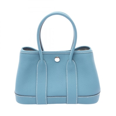 エルメス HERMES ネオガーデン23 ハンドバッグ バッグ レザー ネゴンダ ネゴンダ ニューブルージーン レディース ブルー系 086729CK 【中古】