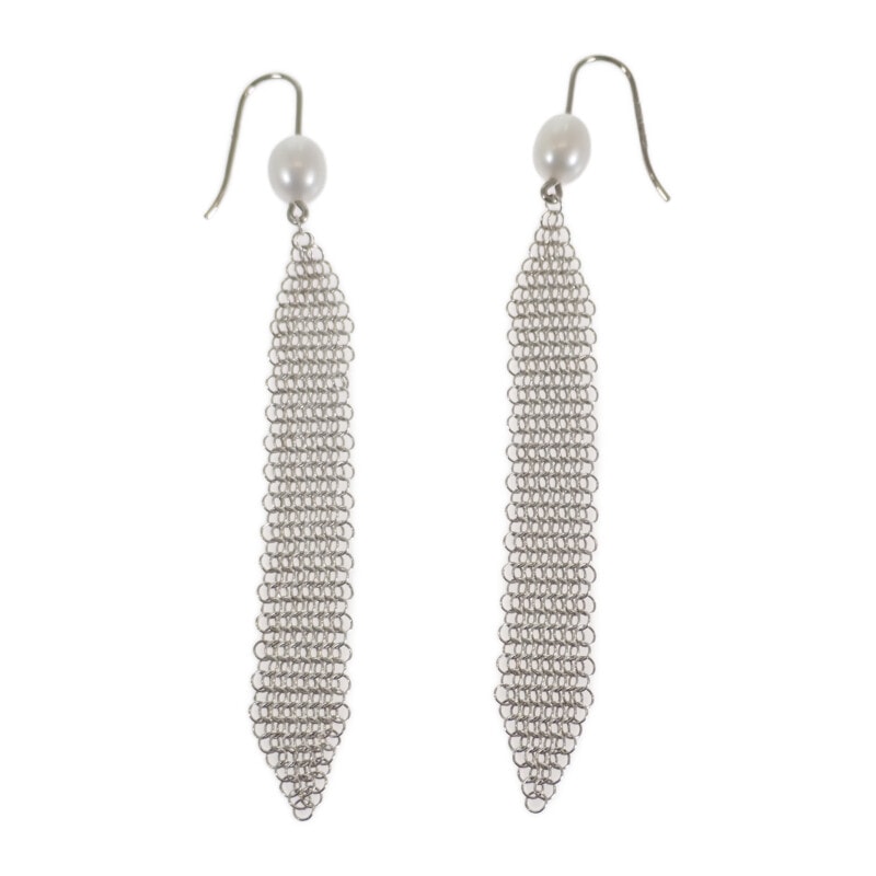 目立った傷や汚れなし】ティファニー TIFFANY&Co. メッシュタッセル