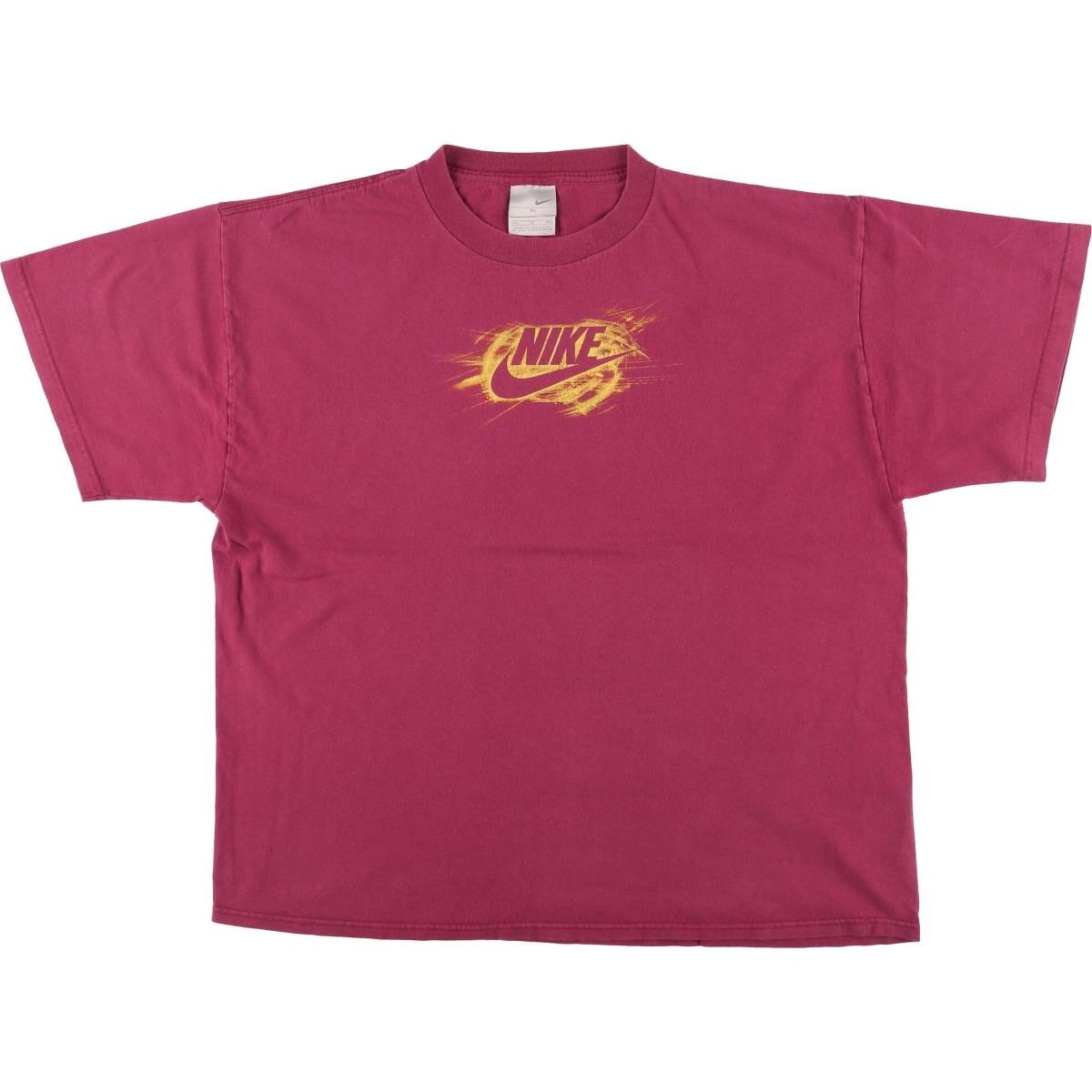 古着 00年代 ナイキ NIKE ロゴプリントTシャツ メンズXL相当/eaa555397