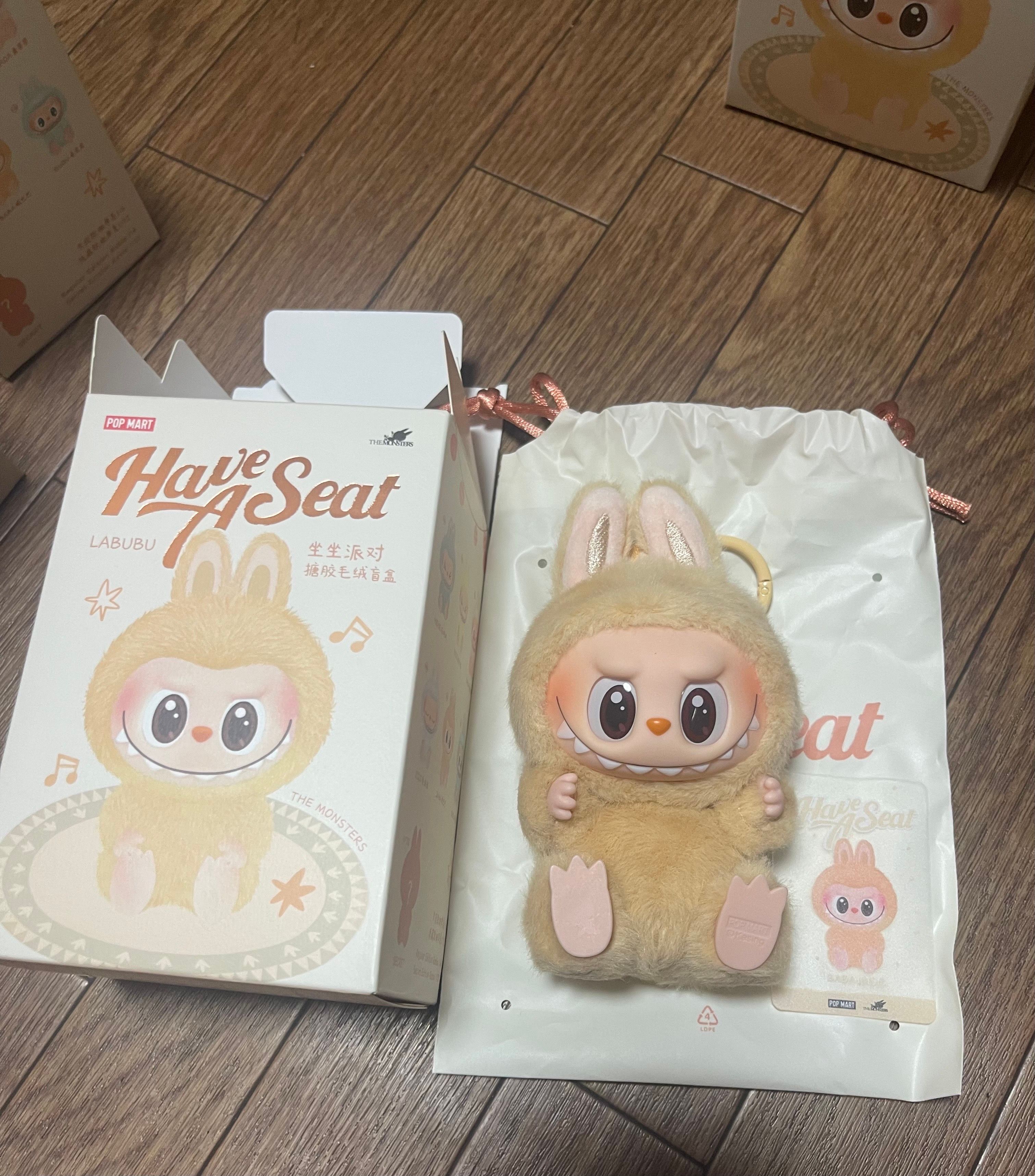 POP MART THE MONSTERS (LABUBU) Have a Seat Plush Series BABA