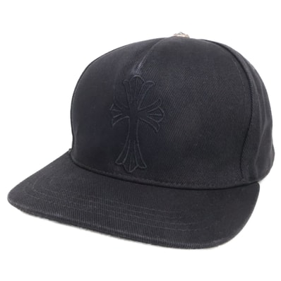クロムハーツ 国内正規 2238-304-2730 925 BSBL CAP DENIM CROSS CHクロス キャップ OS(53-60)