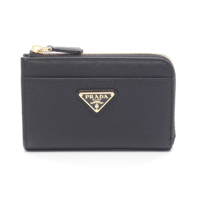 プラダ PRADA コインケース 財布 サフィアーノレザー レディース ブラック系 1PP122QHHF0002 【新品】