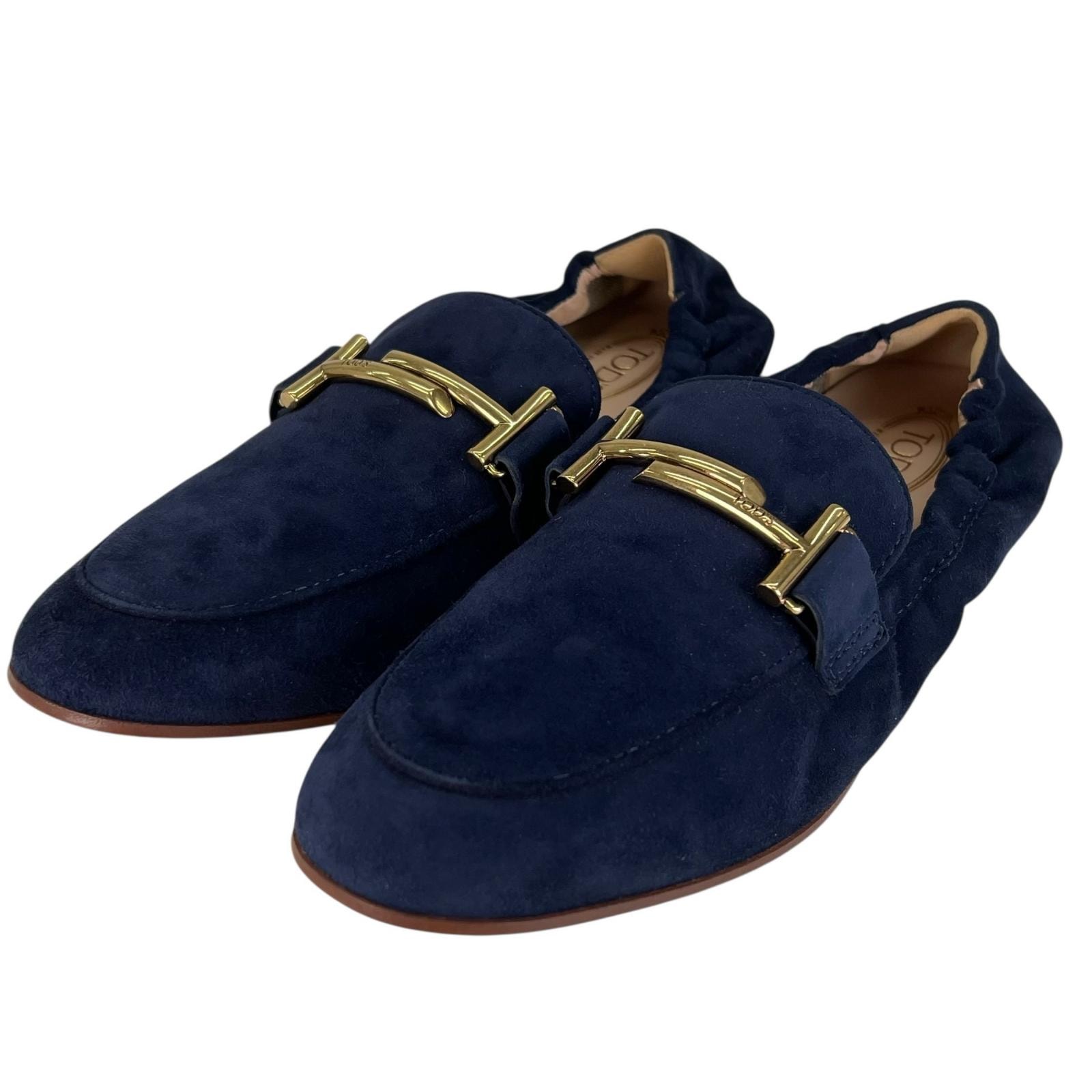 未使用品 トッズ ローファー ネイビー レディース 36