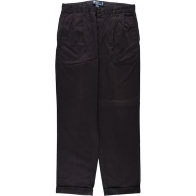 古着 ラルフローレン Ralph Lauren POLO by Ralph Lauren HAMMOND PANT ツータック チノパンツ メンズw36相当/eaa666972