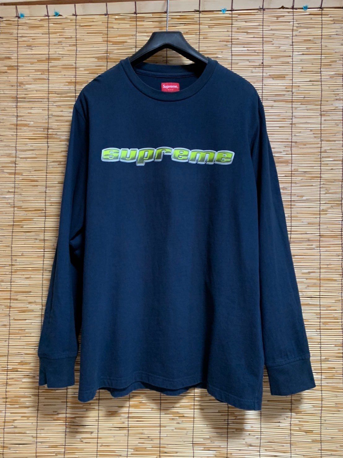 Supreme / Thrasher® Multi Logo L/S Tee "Navy"