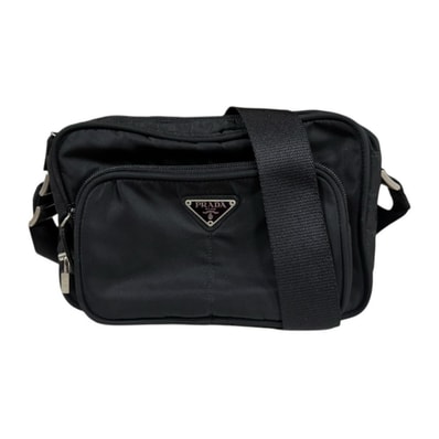 プラダ ショルダーバッグ ナイロン B7558 ブラック レディース PRADA 中古