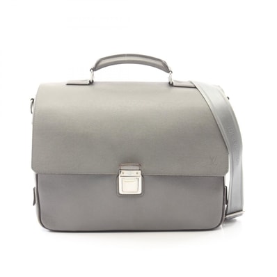 ルイ・ヴィトン LOUIS VUITTON ヴァシリGM タイガ グラシエ 2WAY ビジネスバッグ バッグ レザー グレー メンズ グレー系 M32638 【中古】
