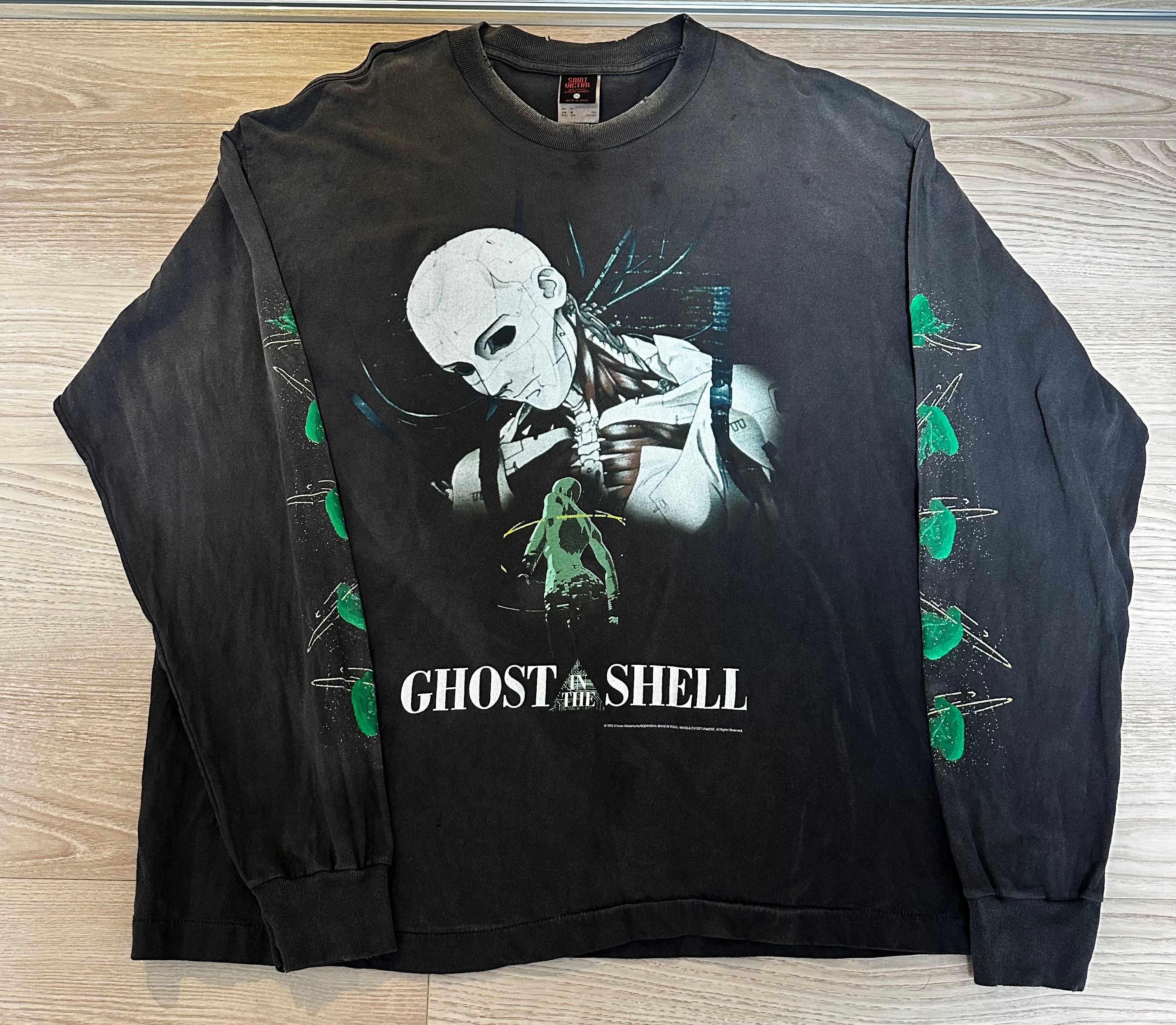SAINT Mxxxxxx x Ghost In The Shell GS_LS Tee_GITS "Black"