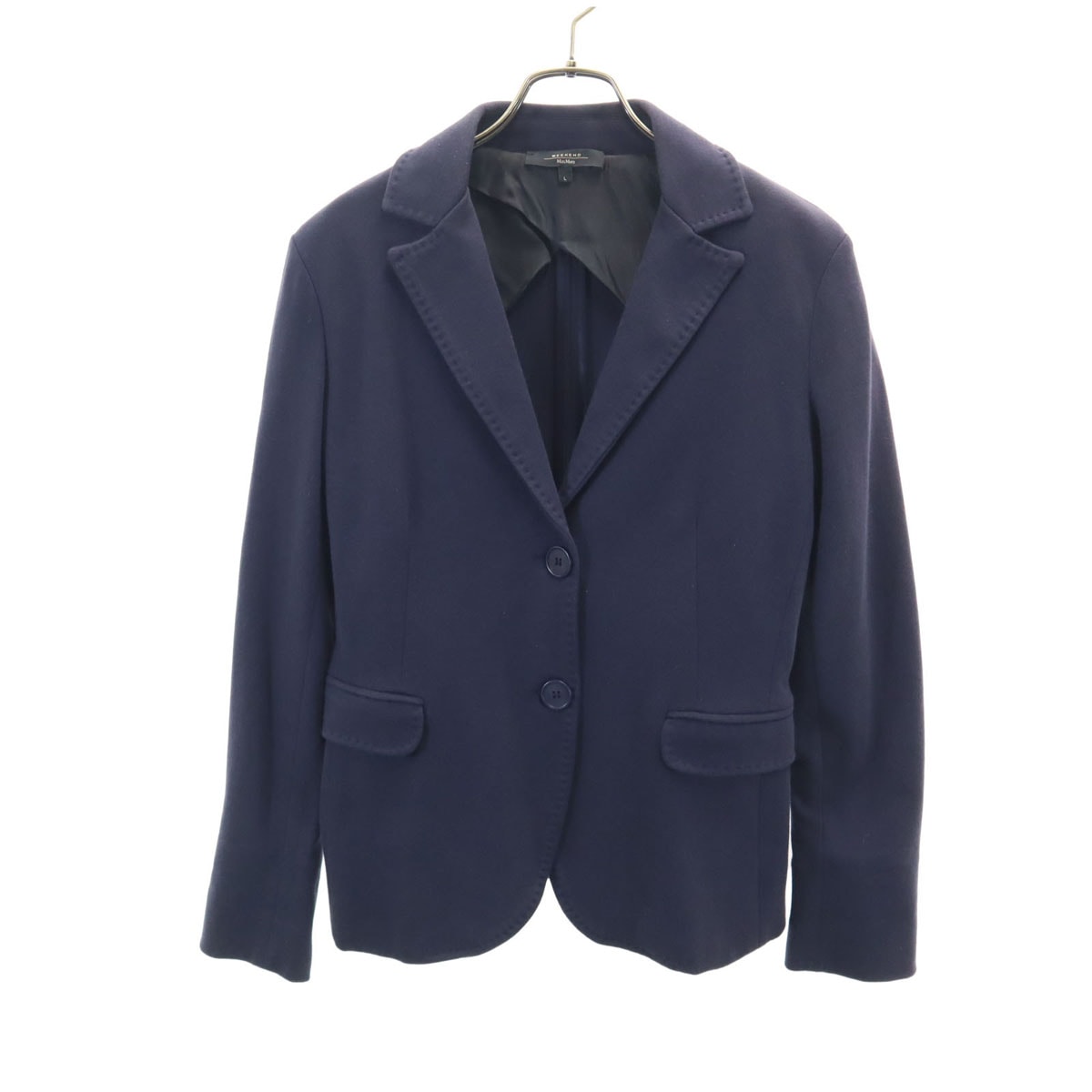 MAX MARA Weekend マックスマーラウィークエンド テーラードジャケット L ネイビー