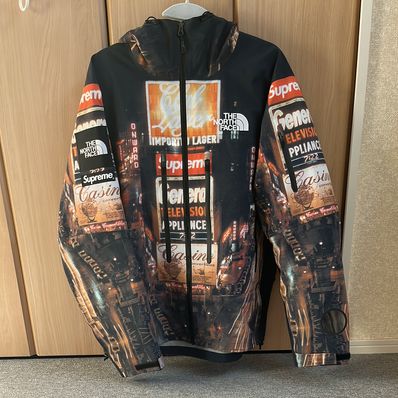 Supreme x The North Face Taped Seam Shell Jacket "Times square" NP52207I x NF0A82RK