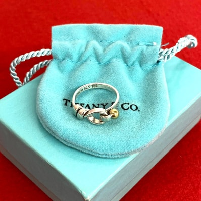 TIFFANY&Co. ティファニー フック&アイ リング シルバー925 K18イエローゴールド リング・指輪 8号 シルバー
31955