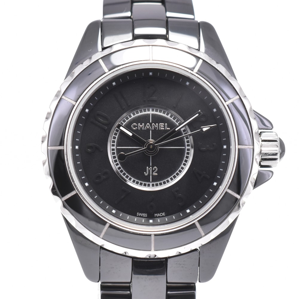 シャネル CHANEL H4196 J12 クォーツ レディース 美品 箱・保証書付き R#146493