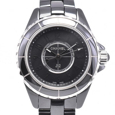 シャネル CHANEL H4196 J12 クォーツ レディース 美品 箱・保証書付き R#146493