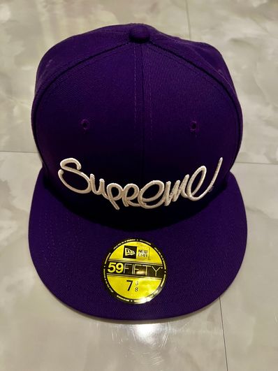 Supreme Handstyle New Era "Purple"