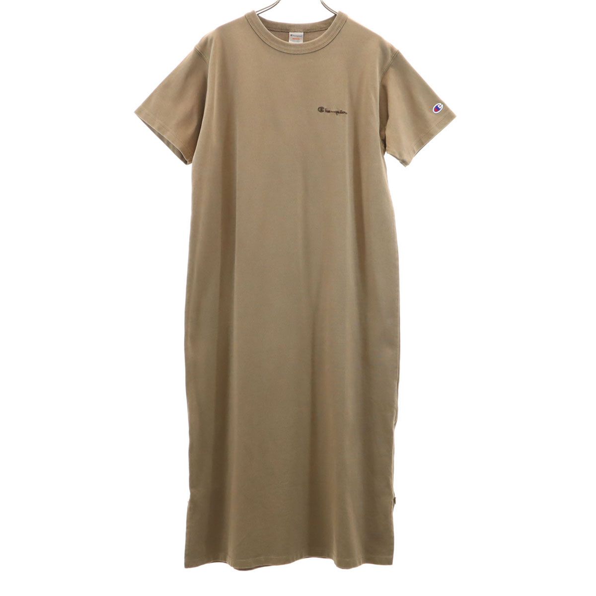Champion 半袖 コットン ロングワンピース