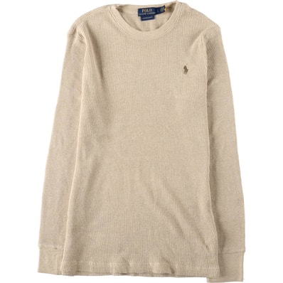 古着 ラルフローレン Ralph Lauren POLO RALPH LAUREN CUSTOM SLIM FIT サーマルロングTシャツ メンズL相当/eaa677770