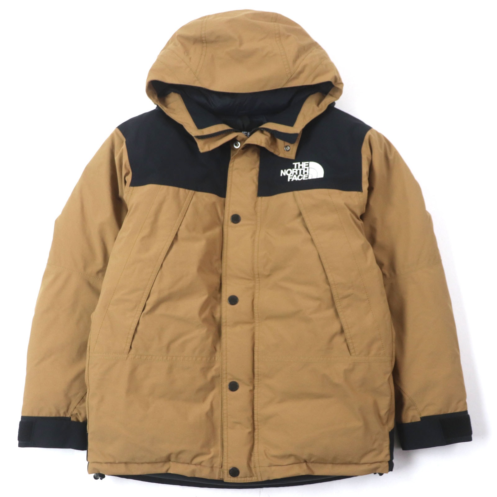 美品 ザ・ノースフェイス
 ダウンジャケット Mountain Down Jacket マウンテン ブラウン ブラック メンズ S ND91930