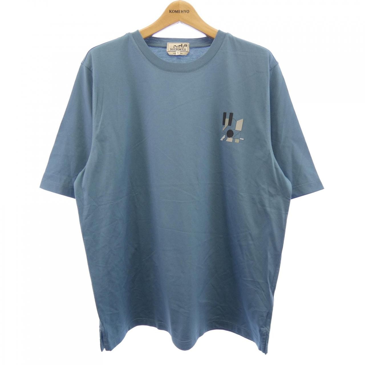 エルメス HERMES ミニレザーパッチ ジュ ダドレス JEU D'ADRESS 457930HA Tシャツ