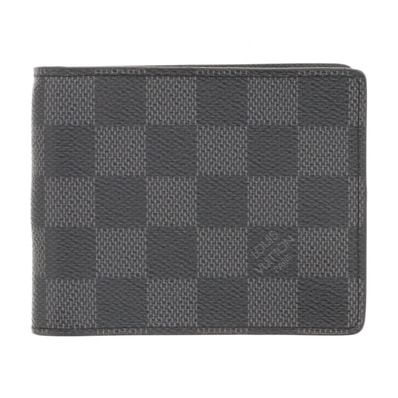 LOUIS VUITTON ルイ・ヴィトン ポルトフォイユ パンス 二つ折り財布 N41623 ダミエグラフィットキャンバス ブラック メンズ【中古】