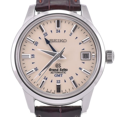 値下 セイコー SEIKO SBGM021/9S66-00A0 グランドセイコー 9Sメカニカル GMT 自動巻き メンズ 良品 箱・保証書付き K#142919