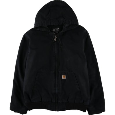 古着 カーハート Carhartt アクティブジャケット LOOSE FIT ダックフルジップパーカー メンズXL相当/eaa587240